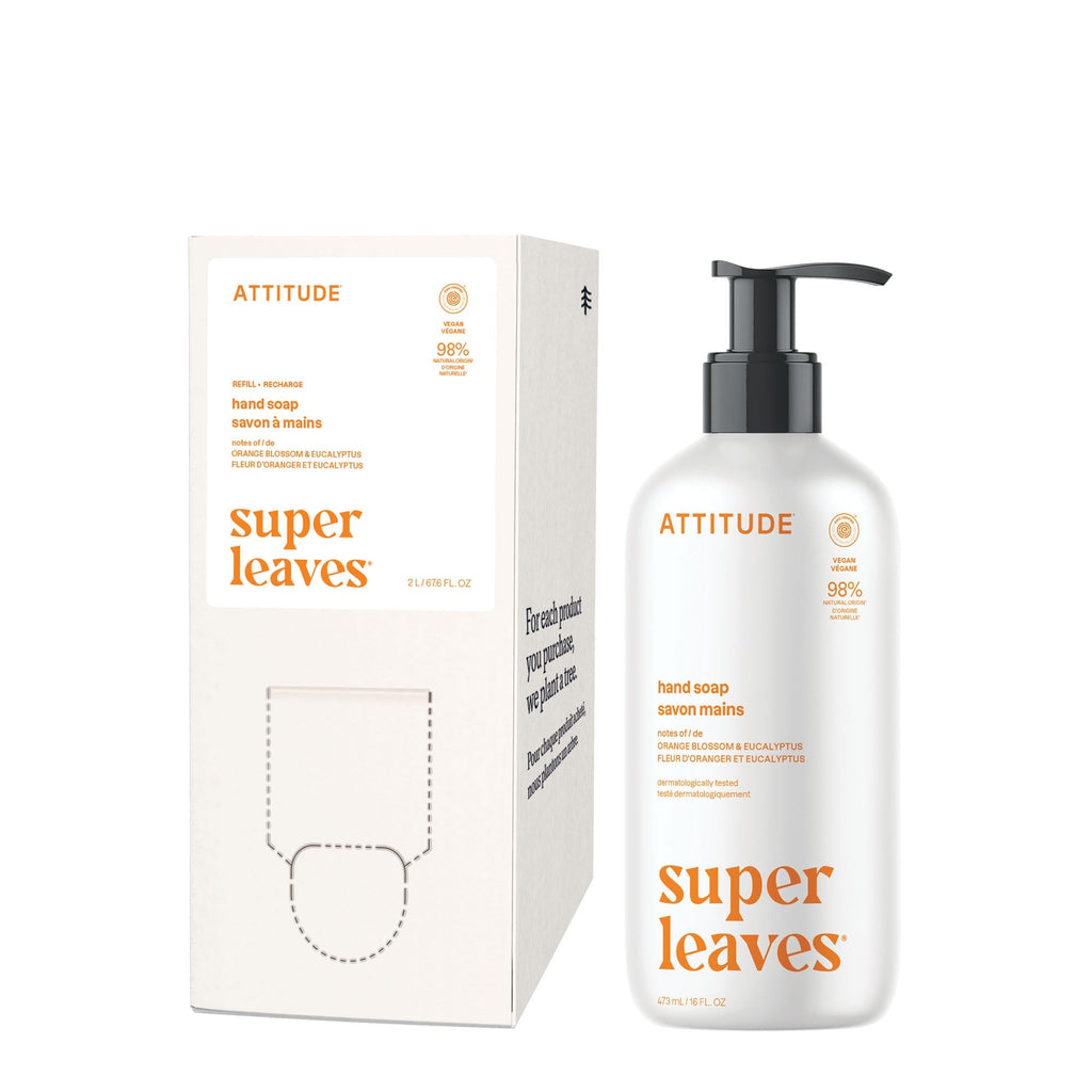 Duo Savon liquide pour les mains et recharge