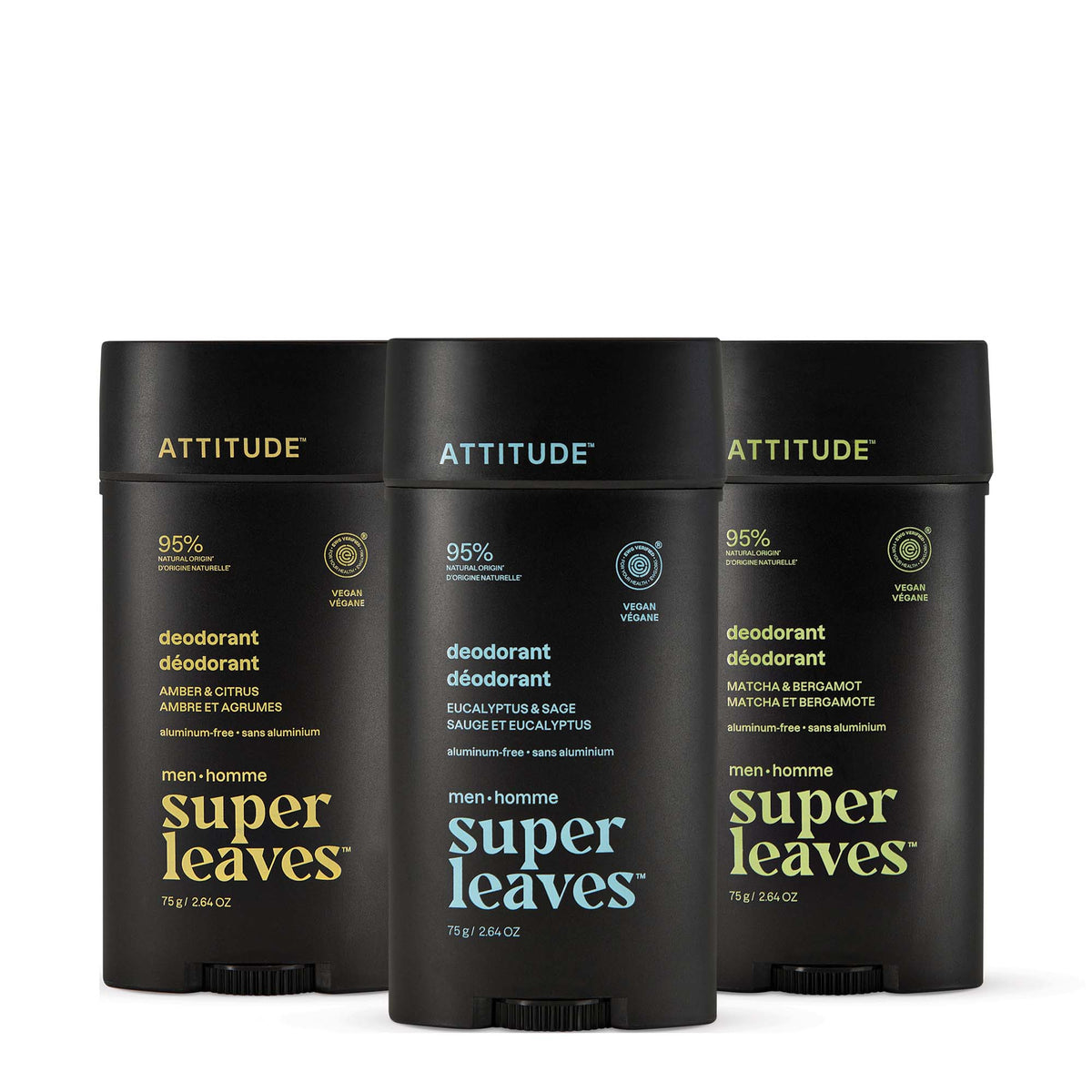 Déodorant Homme Lot de 3