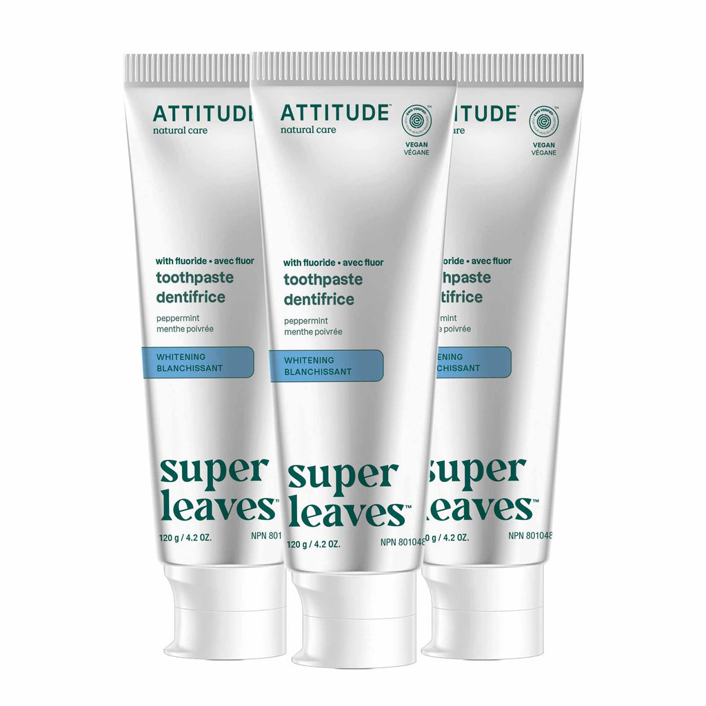 Lot de 3 dentifrices au fluor