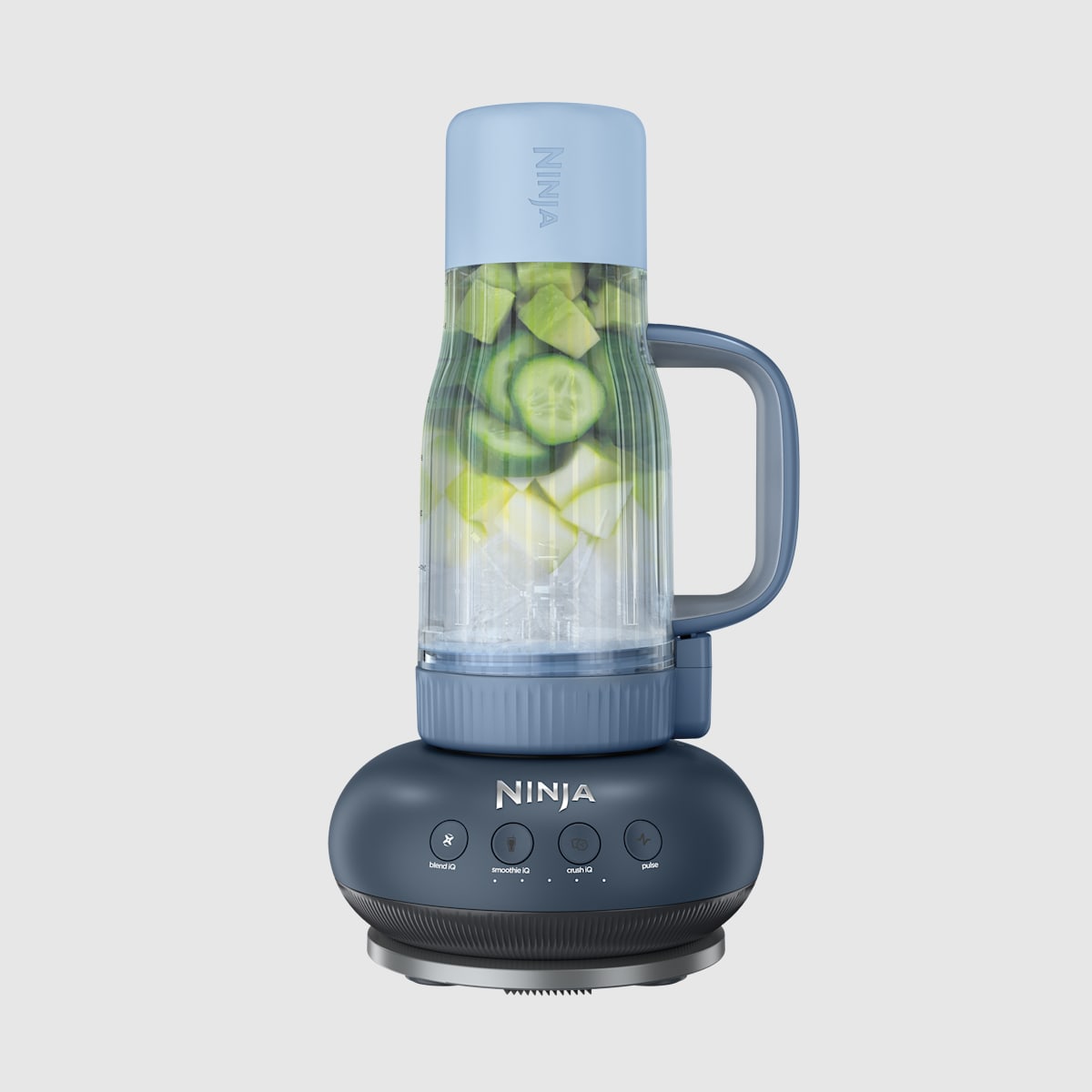 Blender Gourde Cyberspace et Gourde BlendBoss de 710 ml avec poignée & paille amovible (Couleur au choix)