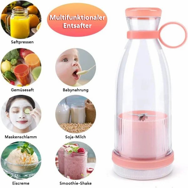 🍊 60% DE RÉDUCTION ! ✨ PRESSE-AGRUMES PORTABLE - Design Compact et Rechargeable, Extraction Optimale du Jus pour Oranges et Agrumes, Idéal pour les Voyages et le Bureau 🧳🌟