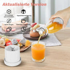🍊 60% DE RÉDUCTION ! ✨ PRESSE-AGRUMES PORTABLE - Design Compact et Rechargeable, Extraction Optimale du Jus pour Oranges et Agrumes, Idéal pour les Voyages et le Bureau 🧳🌟