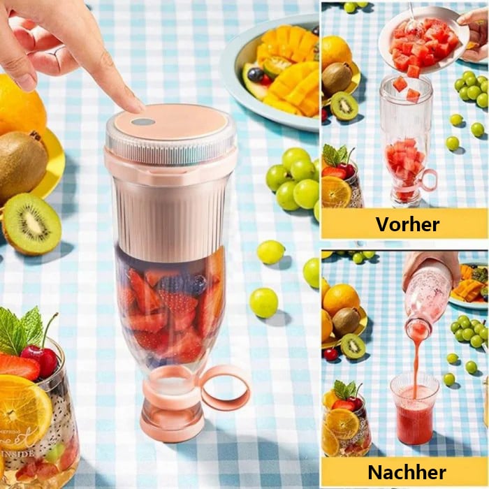 🍊 60% DE RÉDUCTION ! ✨ PRESSE-AGRUMES PORTABLE - Design Compact et Rechargeable, Extraction Optimale du Jus pour Oranges et Agrumes, Idéal pour les Voyages et le Bureau 🧳🌟