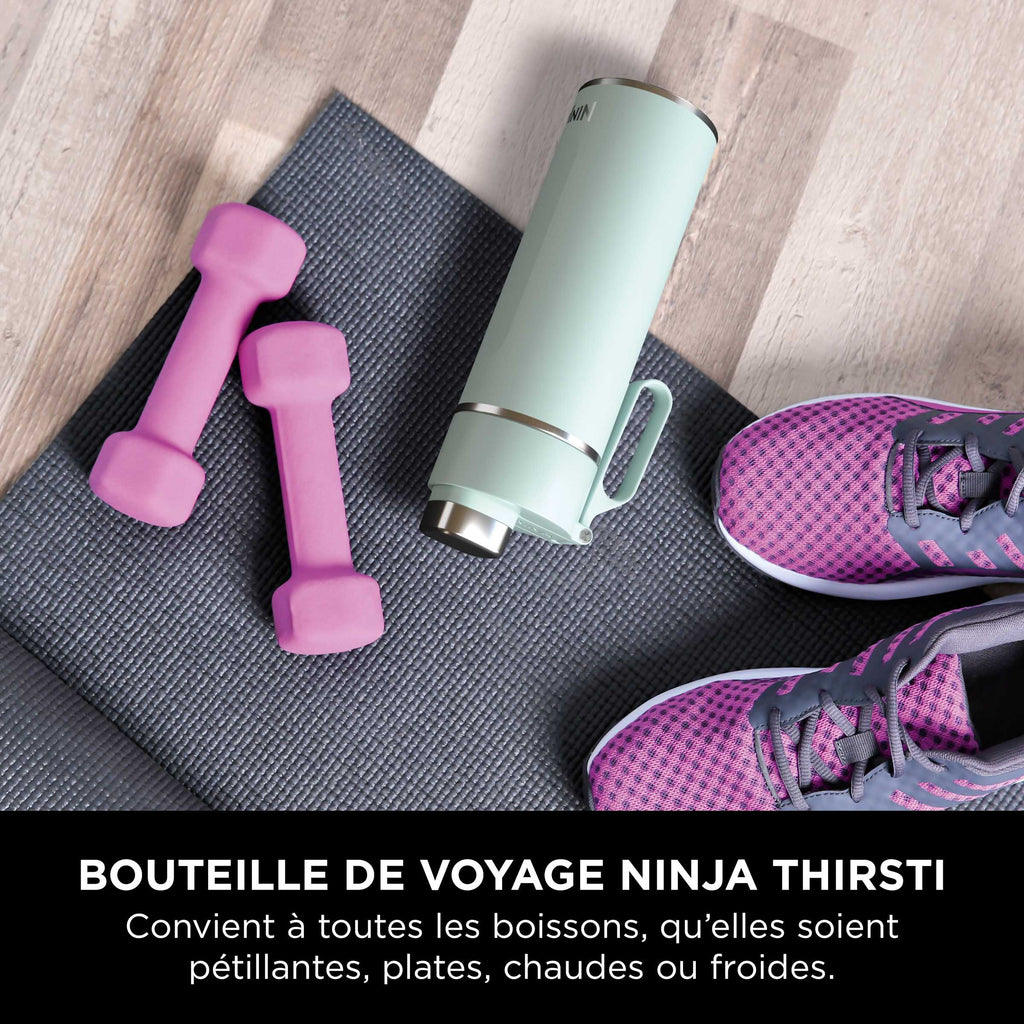 Pack Ventilateur portable 3-en-1, Shark ChillPill et Gourde isotherme Ninja Thirsti, 530 ml