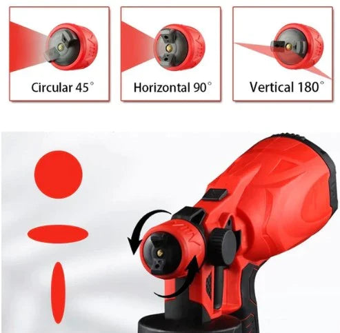 Pistolet pulvérisateur automatique haute pression portable
