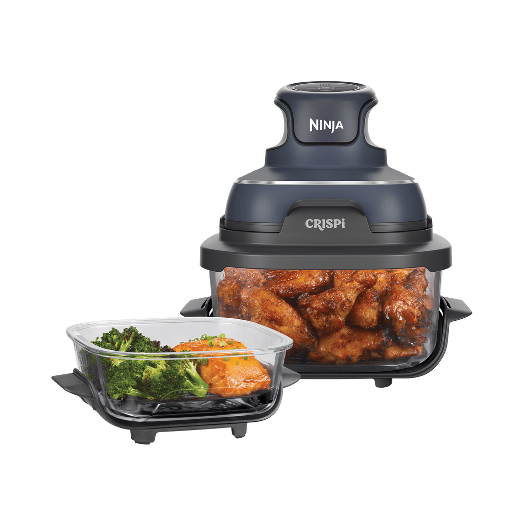 Air fryer en verre avec 8 modes CRISPi DualZone, Ivoire