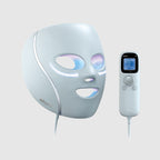 Masque LED CryoGlow + Appareil de soin FacialPro Glow + DePuffi - Bleu