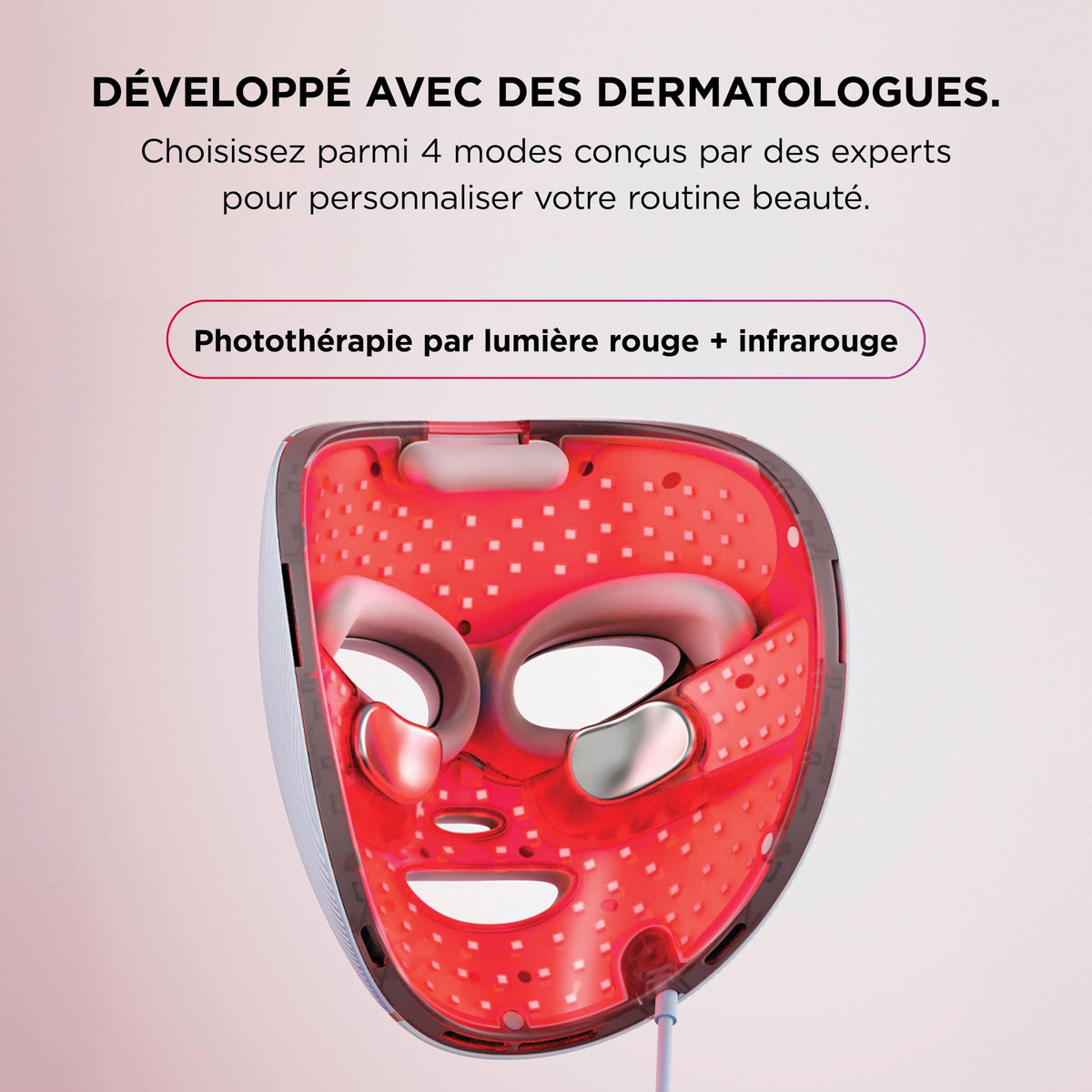 Masque LED Shark CryoGlow avec rafraîchissement du contour des yeux - Sauge