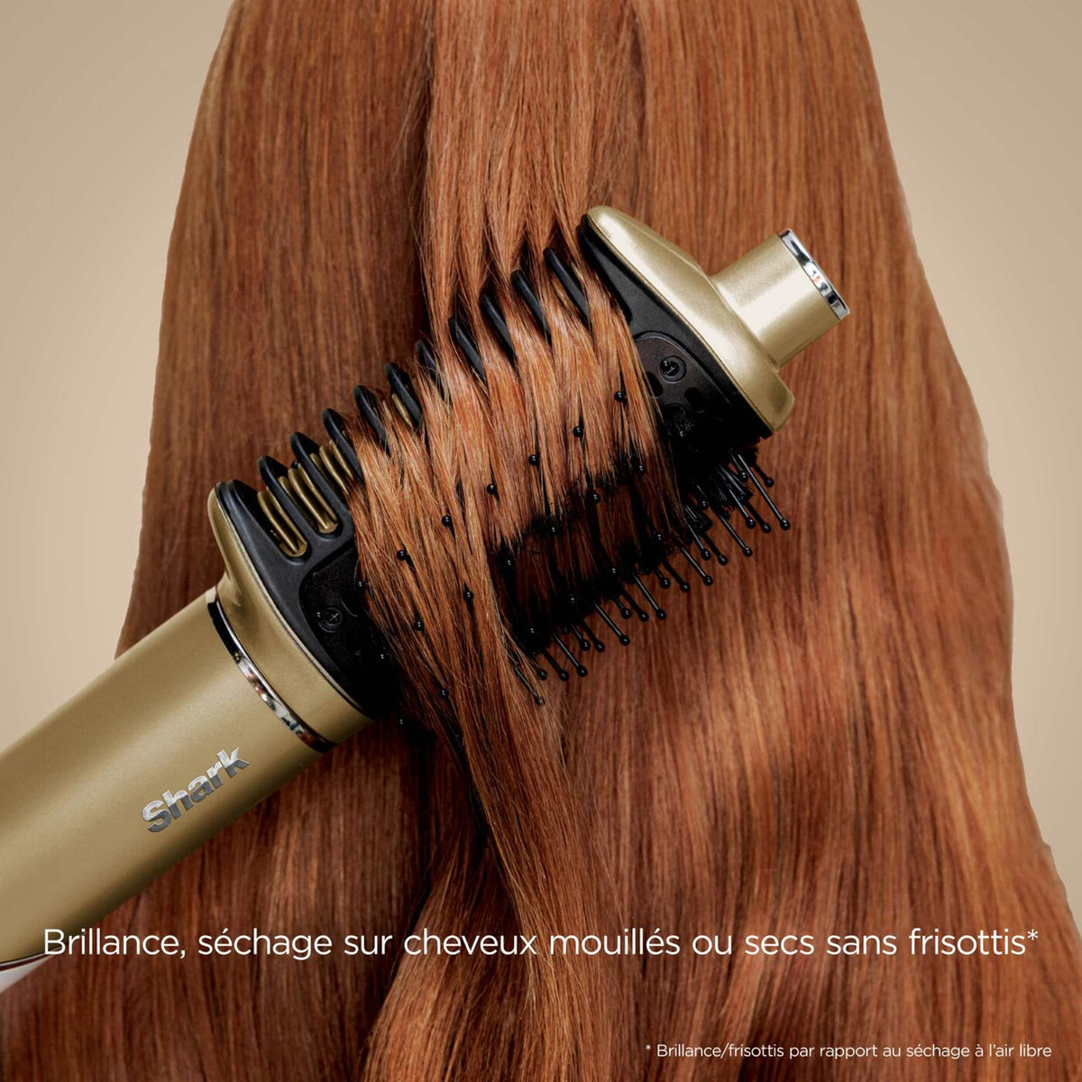 Sèche-cheveux rotatif Shark Glam – Appareil principal – Or HD6000EU