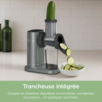 Extracteur de Jus à froid, Râpe & Trancheuse 3-en-1 Ninja NeverClog