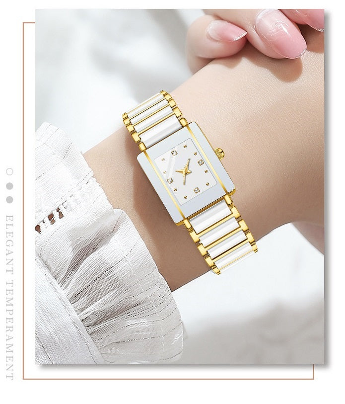 Montre carrée polyvalente décontractée