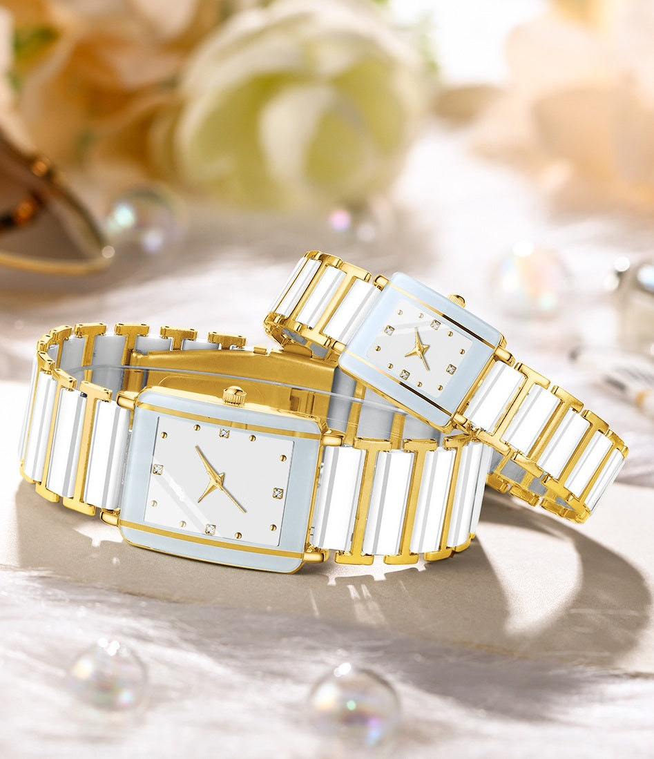 Montre carrée polyvalente décontractée