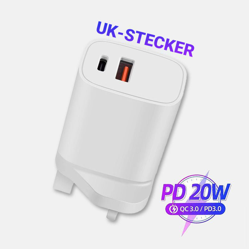 20W Dual Port Power Adapter Fast Charger