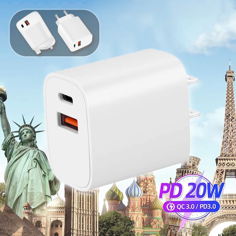 20W Dual Port Power Adapter Fast Charger