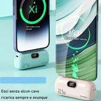 🔋⚡ ChargeGo™ Mini Power Bank 5000 mAh 📱✨ - Recharge rapide 22,5 W | Écran numérique | Pour iPhone et Android | 4 couleurs | 50 % DE RÉDUCTION 🔥