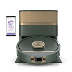 Shark PowerDetect Luxe UV Reveal, robot aspirateur et nettoyeur 2-en-1, Vert