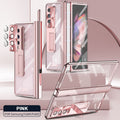 Applicable aux coques de téléphone portable pliables à charnière plate Samsung Zfold3 / Zfold4 avec film de galvanoplastie