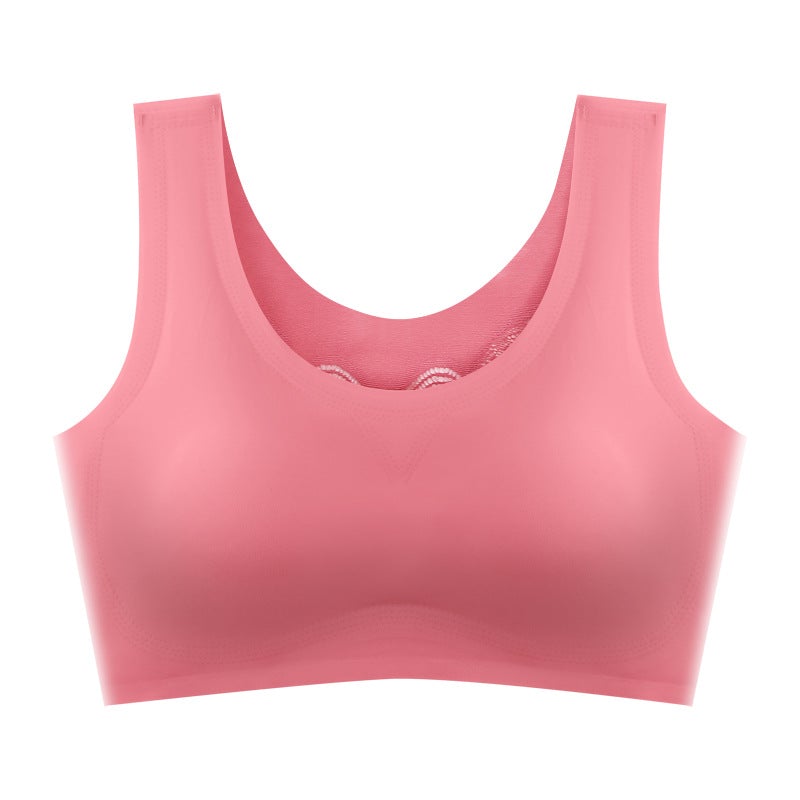 Soutien-gorge ultra fin en soie glacée confortable grande taille