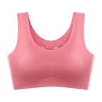 Soutien-gorge ultra fin en soie glacée confortable grande taille