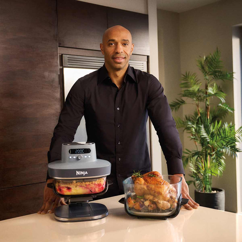 Air Fryer en verre Crispi Pro 7-en-1, Bleu Cyberspace