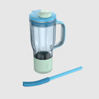 Blender Gourde Cyberspace et Gourde BlendBoss de 710 ml avec poignée & paille amovible (Couleur au choix)
