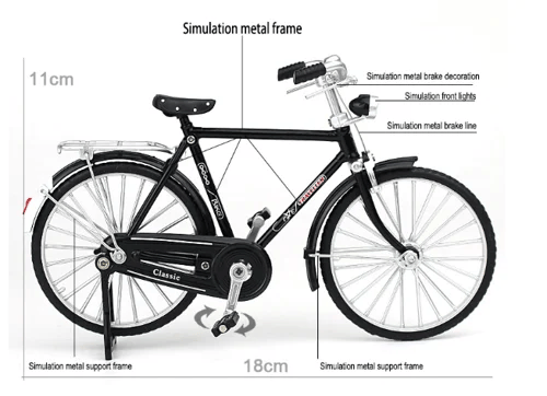 🔥Modèle de vélo miniature à fabriquer soi-même