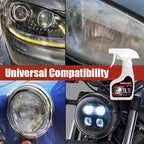 🚗 Rénovateur de Phares Voiture 2 en 1 – Élimine Jaunissement & Opacité | Formule Nettoie & Protège | Barrière Anti-UV | Application Rapide | 180ml ✨💡