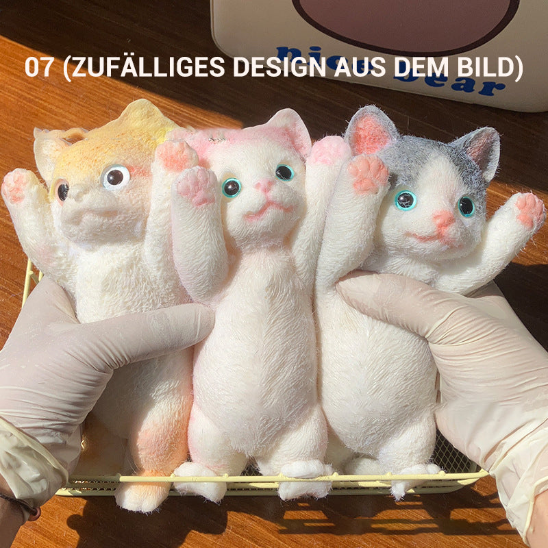 Jouet anti-stress en forme de chat, mignon et doux