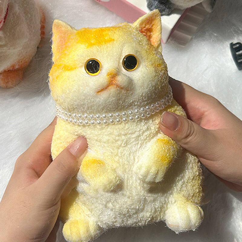 Jouet anti-stress en forme de chat, mignon et doux