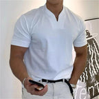 T-shirt à manches courtes pour homme 2024, affaires, fitness (ACHETEZ-EN 2, LIVRAISON GRATUITE)