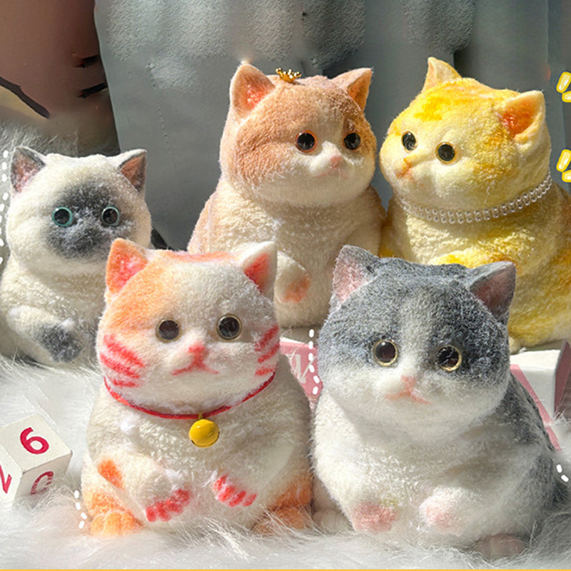 Jouet anti-stress en forme de chat, mignon et doux