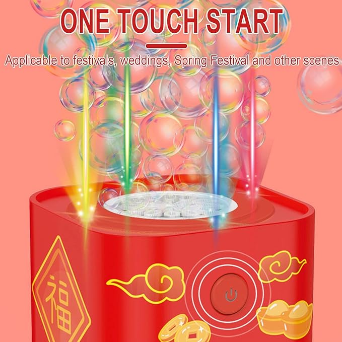 Machine à bulles pour feux d'artifice : le meilleur cadeau