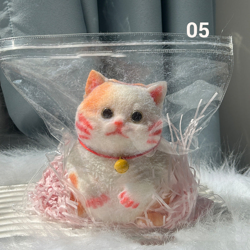 Jouet anti-stress en forme de chat, mignon et doux