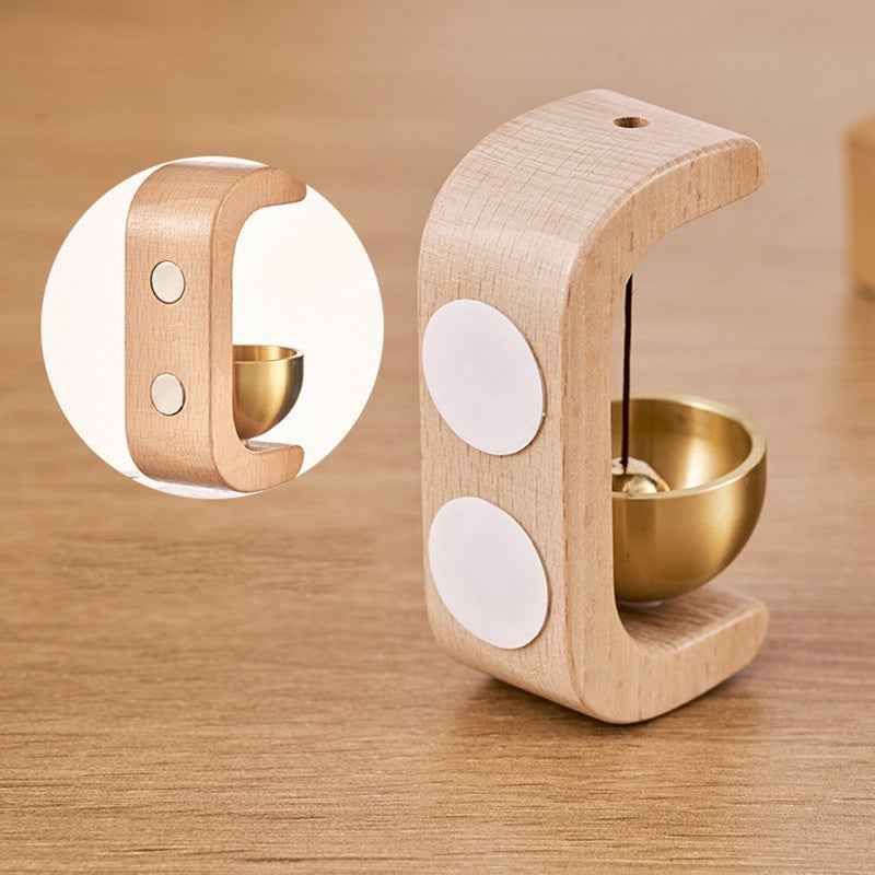 Carillon Éolien Magnétique en Bois – Carillon et Décoration de Porte