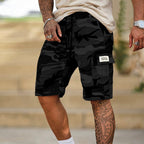 🩳 50 % DE RÉDUCTION MAINTENANT ! ⚡ Short cargo camouflage pour homme – Multi-poches, ajustable et respirant (2XS–3XL) 🏔️