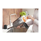 BLACK+DECKER BHHV520JF-QW - Aspirateur à main - Dustbuster Lithium 18V - 2 vitesses - Autonomie 40min - Noir argent Titanium