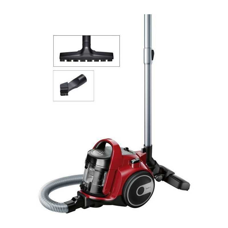 BOSCH BGC05AAA2 Bagless Vacuum Cleaner - 78dB - 1.5L Bin Capacity - Washable HEPA 12 Filter