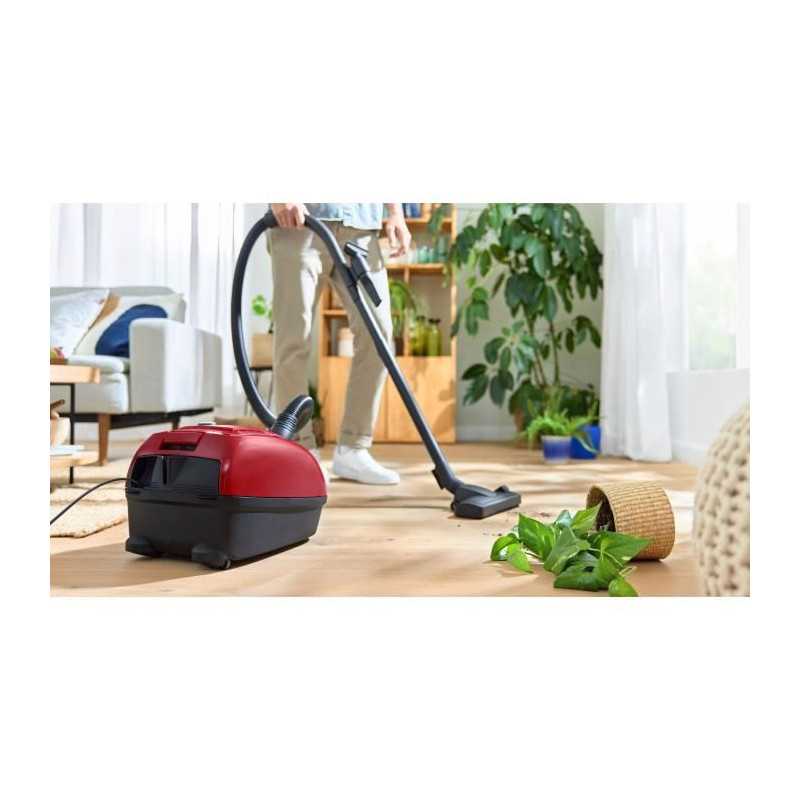BOSCH GL38 - Aspirateur avec sac - 600 W - 79 dB - (h)epa - 10 m - Sac 4 L - Variateur de puissance