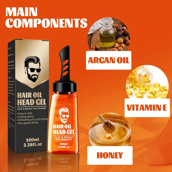 Gel modelant et coiffant à un peigne