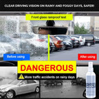 AGENT ANTI-PLUIE ANTI-BUÉE POUR VITRES DE VOITURE (3 PIÈCES)