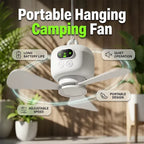 ⏰ Offre limitée : 50 % de réduction sur un ventilateur de plafond rechargeable avec lumières LED ! 🌬️✨