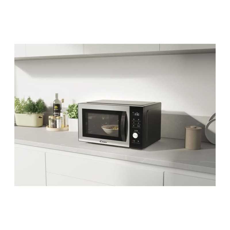 CMCA29EDLB Four micro-ondes combiné 29L MO : 1000W - Gril : 1000W - Cavité en acier inoxydable - Interface utilisateur numérique Fonction basse témper