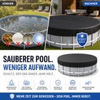 🏊 Bâche de Piscine Imperméable en Tissu Oxford 210D – Protection Robuste Anti-UV & Poussière, Piscines Hors Sol – 5 Tailles : 210–750cm 🛡️