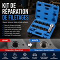 🔧✨ Kit Professionnel 10 Outils de Réparation de Filetages de Voiture – Répare les Vis et Boulons Endommagés, Universel – Indispensable pour Atelier & Bricolage 🚗🛠️