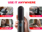 Brosse lissante chauffante pour femme