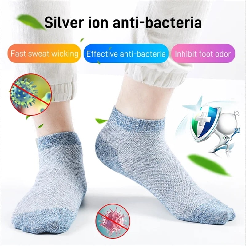 Chaussettes déodorantes respirantes et antibactériennes pour hommes