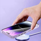 Coque de téléphone en alliage de titane avec verre double face et couvercle intégral