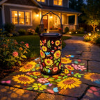 🔥OFFRE SPÉCIALE 49 % DE RÉDUCTION - 🌞Lanterne de jardin solaire colorée motif tournesol