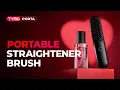 Brosse lissante chauffante pour femme