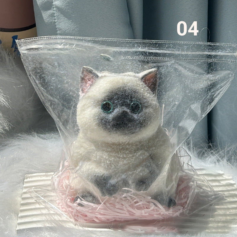 Jouet anti-stress en forme de chat, mignon et doux